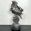 Darthome Limited Silver Steampunk Pilot Bird Ornament