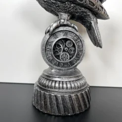 Darthome Limited Silver Steampunk Pilot Bird Ornament -Darthome Limited IMG E4344