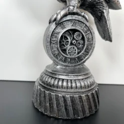 Darthome Limited Silver Steampunk Pilot Bird Ornament -Darthome Limited IMG E4345
