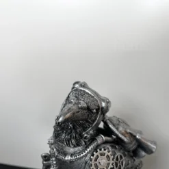 Darthome Limited Silver Steampunk Pilot Bird Ornament -Darthome Limited IMG E4347