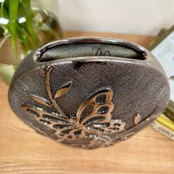 Darthome Limited Gun Metal Ceramic Butterfly Vase -Darthome Limited IMG E4350 edited31