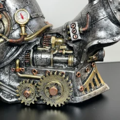 Darthome Limited Silver Steampunk Snail Ornament -Darthome Limited IMG E4359