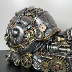 Darthome Limited Silver Steampunk Snail Ornament -Darthome Limited IMG E4360