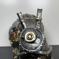 Darthome Limited Silver Steampunk Snail Ornament -Darthome Limited IMG E4365