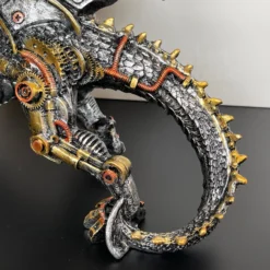 Darthome Limited Silver Steampunk Dragon Ornament -Darthome Limited IMG E4376