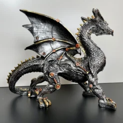 Darthome Limited Silver Steampunk Dragon Ornament -Darthome Limited IMG E4380