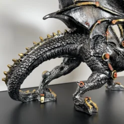 Darthome Limited Silver Steampunk Dragon Ornament -Darthome Limited IMG E4383
