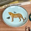 Darthome Limited Round Pale Green Leopard Trinket Dish