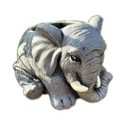 Darthome Limited Cement Elephant Planter 20cm -Darthome Limited IMG E4408copy