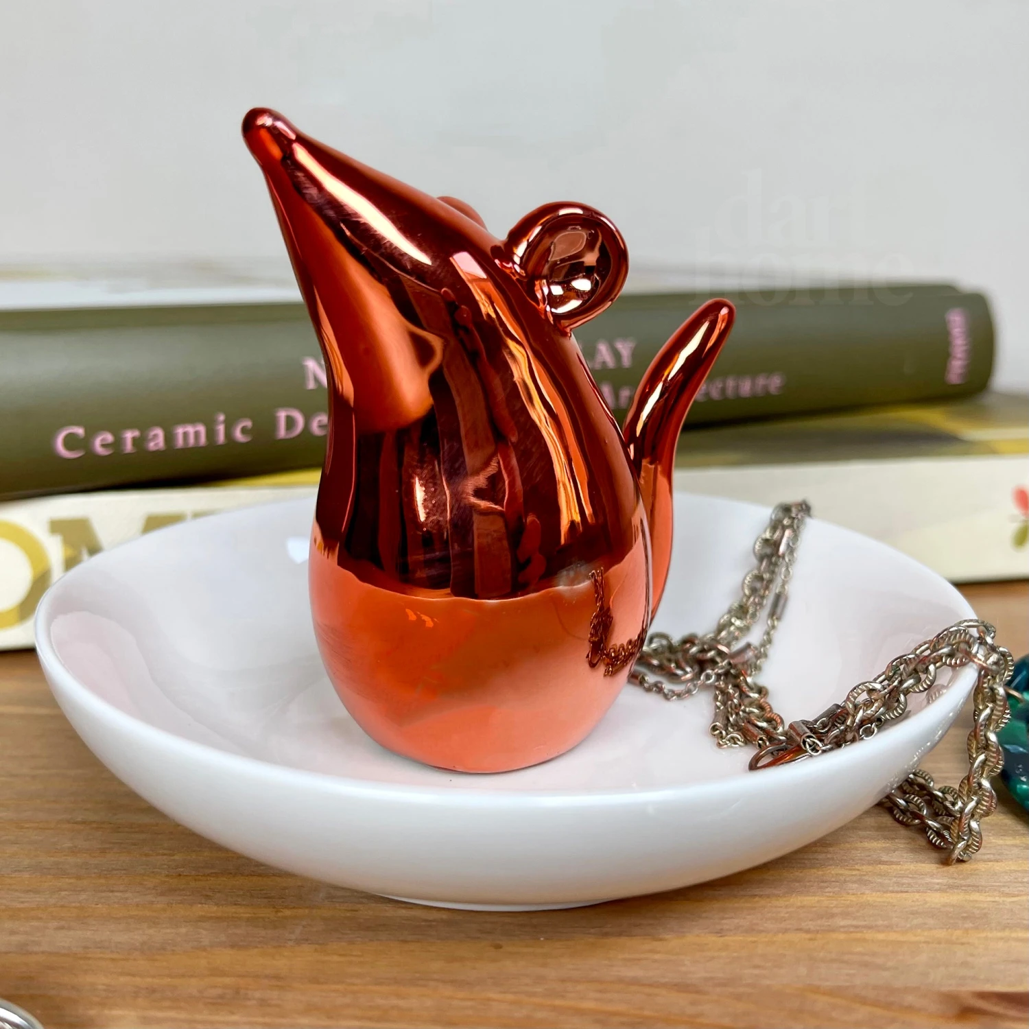 Darthome Limited Rose Gold Mouse Trinket Dish 1 Darthome Limited Rose Gold Mouse Trinket Dish