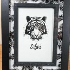 Darthome Limited Black Jungle Photo Frame 4x6" -Darthome Limited IMG E4460
