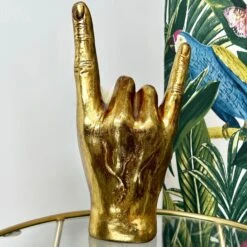 Darthome Limited Gold Rock On Hand Vase -Darthome Limited IMG E4515