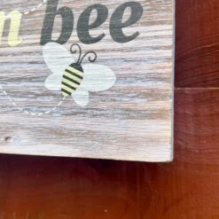 Darthome Limited Hanging Wooden Garden Sign - Bee The Best You Can Bee -Darthome Limited IMG E4519 edited32