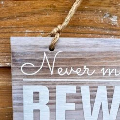 Darthome Limited Hanging Wooden Garden Sign - Beware Of The Owner -Darthome Limited IMG E4527 edited38