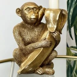 Darthome Limited Gold Monkey With Banana Candlestick Holder -Darthome Limited IMG E4528 5d517abf 166d 41aa bfc5 204a240256ff