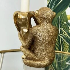 Darthome Limited Gold Monkey With Banana Candlestick Holder -Darthome Limited IMG E4530 e3470e1e 7573 4a8b 83ee b7c98c0ccfe6