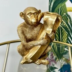 Darthome Limited Gold Monkey With Banana Candlestick Holder -Darthome Limited IMG E4535 ca4809f4 fbca 45dc a4b4 b7dc25174b21