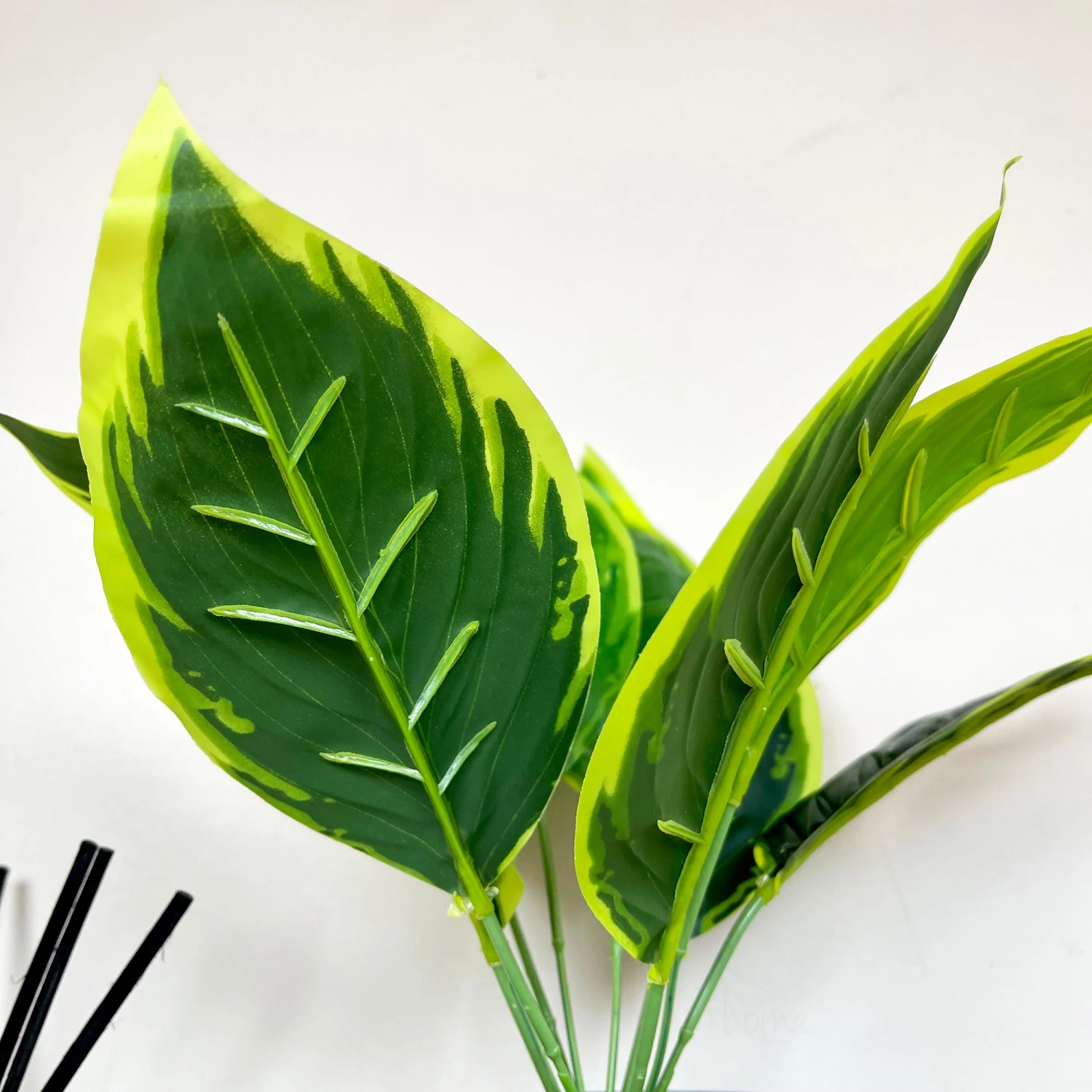 Darthome Limited Artificial Dieffenbachia Flower In Blue Pot 2 Darthome Limited Artificial Dieffenbachia Flower In Blue Pot - Image 2