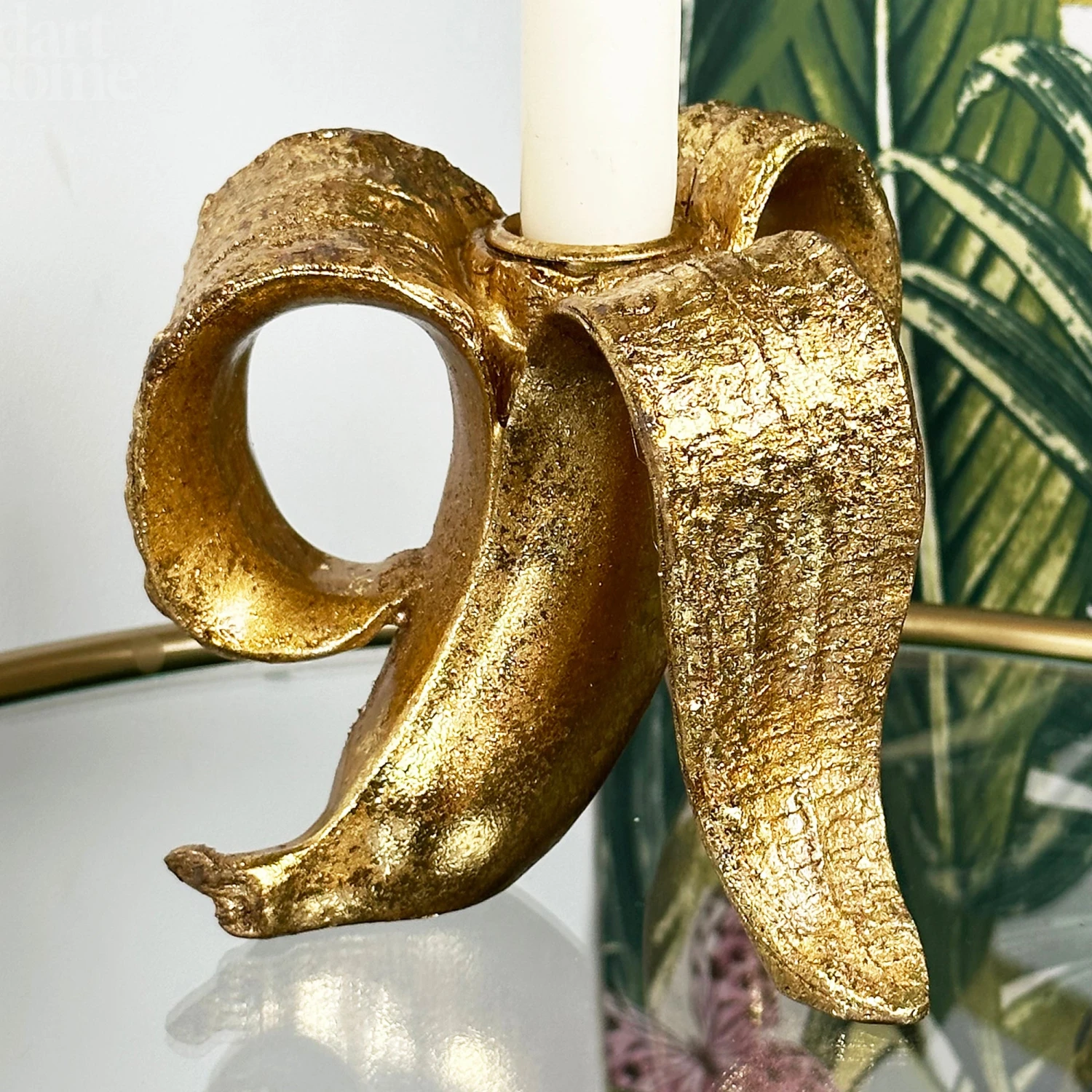 Darthome Limited Gold Banana Candlestick Holder 3 Darthome Limited Gold Banana Candlestick Holder - Image 3