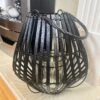 Darthome Limited Matt Black Slatted Candle Lantern