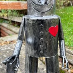 Darthome Limited Silver Tin Man Garden Sculpture -Darthome Limited IMG E4653