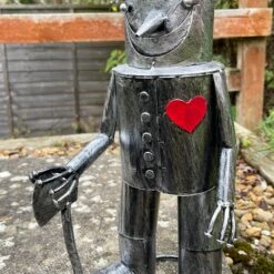 Darthome Limited Silver Tin Man Garden Sculpture -Darthome Limited IMG E4657