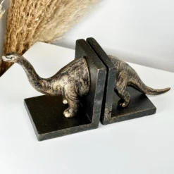 Darthome Limited Cast Iron Bronze Brontosaurus Bookends