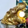 Darthome Limited Gold Harry Hippo Table Lamp