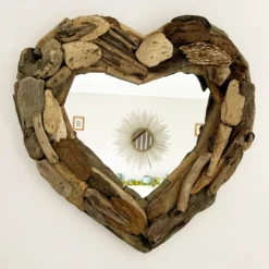Darthome Limited Driftwood Love Heart Wall Mirror