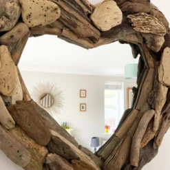 Darthome Limited Driftwood Love Heart Wall Mirror -Darthome Limited IMG E4732
