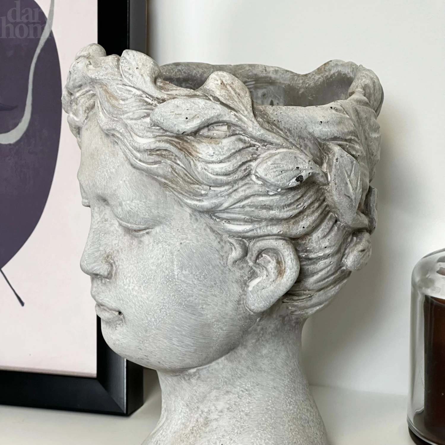 Darthome Limited Stone Effect Goddess Head Pot Cover 5 Darthome Limited Stone Effect Goddess Head Pot Cover - Image 5