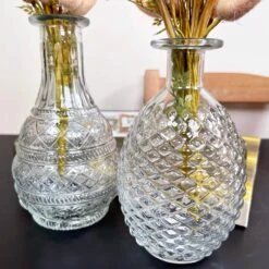 Darthome Limited Set Of 2 Large Clear Glass Vases - Round 17 Darthome Limited Set Of 2 Large Clear Glass Vases - Round -Darthome Limited IMG E4765 edited114