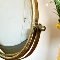 Darthome Limited Gold Convex Adjustable Table Mirror -Darthome Limited IMG E4810