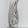 Darthome Limited Champagne Silver Slender Leaf Vase