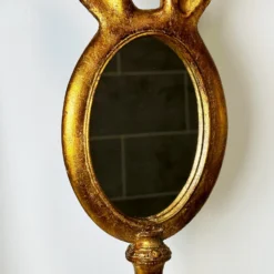 Darthome Limited Antique Gold Rabbit Ears Table Mirror -Darthome Limited IMG E4867