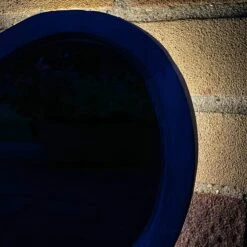 Darthome Limited Love Heart Solar Garden Mirror - Backlit Wood Frame -Darthome Limited IMG E5069 edited78