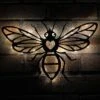 Darthome Limited Metal Honey Bee Solar Wall Art