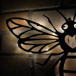 Darthome Limited Metal Honey Bee Solar Wall Art -Darthome Limited IMG E5097 edited100