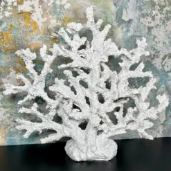 Darthome Limited White Resin Fire Coral Sculpture -Darthome Limited IMG E5150