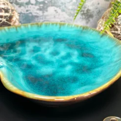 Darthome Limited Ceramic Teal Blue Shell Trinket Dish 10 Darthome Limited Ceramic Teal Blue Shell Trinket Dish -Darthome Limited IMG E5240