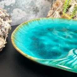 Darthome Limited Ceramic Teal Blue Shell Trinket Dish 11 Darthome Limited Ceramic Teal Blue Shell Trinket Dish -Darthome Limited IMG E5241