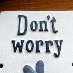 Darthome Limited Dont Worry Bee Happy Cast Iron Sign -Darthome Limited IMG E5242 edited7