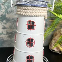 Darthome Limited Metal Lighthouse Tealight Holder -Darthome Limited IMG E5273