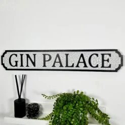 Darthome Limited Crackled Gin Palace Street Sign