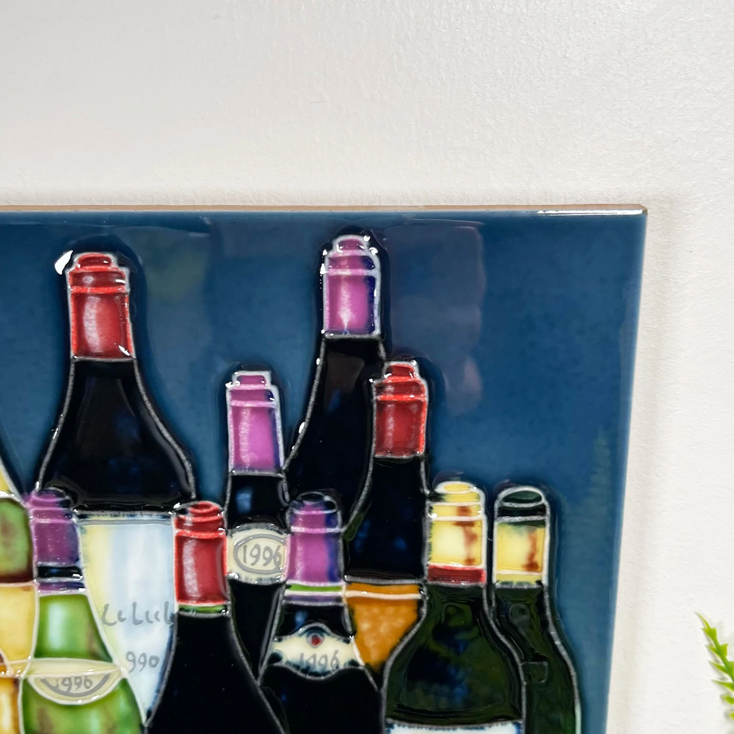 Darthome Limited Wine Cellar Selection Ceramic Art Tile 8x8" 2 Darthome Limited Wine Cellar Selection Ceramic Art Tile 8x8" - Image 2