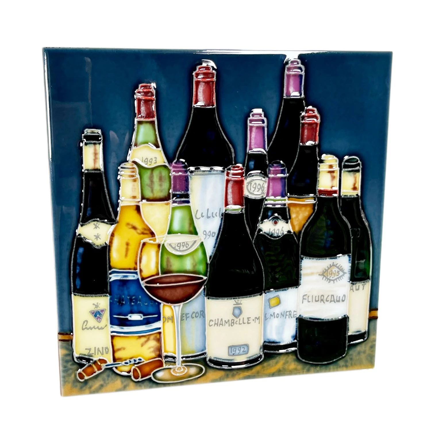 Darthome Limited Wine Cellar Selection Ceramic Art Tile 8x8" 5 Darthome Limited Wine Cellar Selection Ceramic Art Tile 8x8" - Image 5
