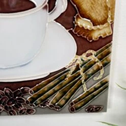Darthome Limited Coffee Beans Ceramic Art Tile 8x8" -Darthome Limited IMG E5370