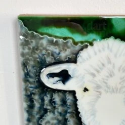 Darthome Limited Sheepish Look Ceramic Art Tile 8x8" -Darthome Limited IMG E5381
