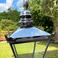 Darthome Limited Stainless Steel Victorian Street Post Lantern 90cm 7 Darthome Limited Stainless Steel Victorian Street Post Lantern 90cm -Darthome Limited IMG E5405 edited23