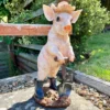 Darthome Limited Pig With Spade Garden Sculpture